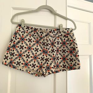 Lucky Brand embroidered shorts.